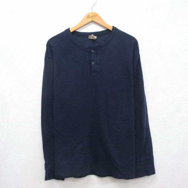 エルエルビーン 90s 長袖Tシャツ ネイビー メンズXL相当 | 古着