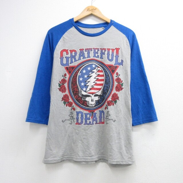半袖Tシャツ Grateful Deadプリント グレー メンズXL相当 | 古着