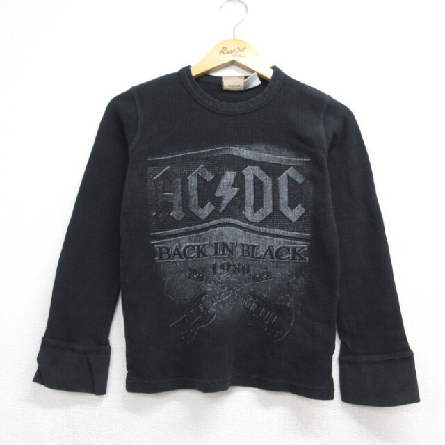 AC/DC 00s 長袖Tシャツ ロックバンド ブラック メンズS相当 | 古着