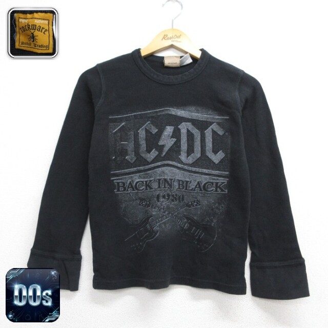 AC/DC 00s 長袖Tシャツ ロックバンド ブラック メンズS相当 | 古着