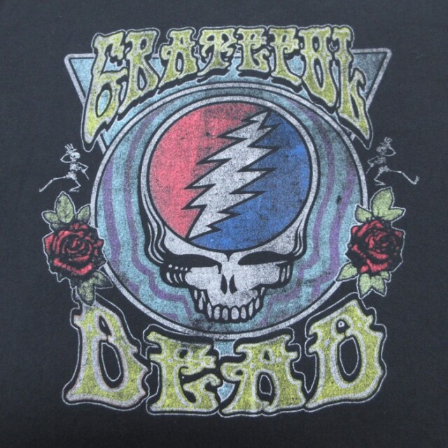 古着通販 XL☆古着 Grateful Dead 長袖 Tシャツ メンズ ロックバンド