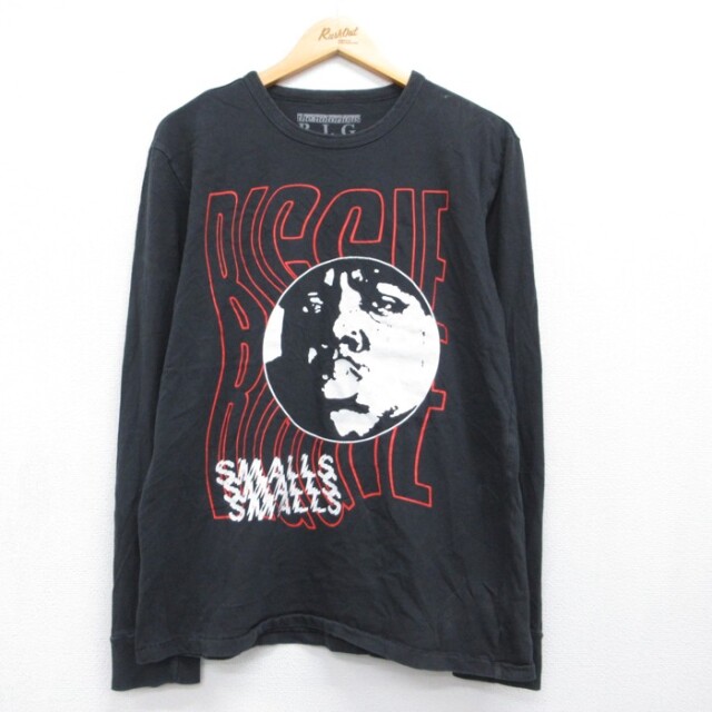 Notorious BIG 長袖Tシャツ ヒップホップ ブラック メンズL相当 | 古着