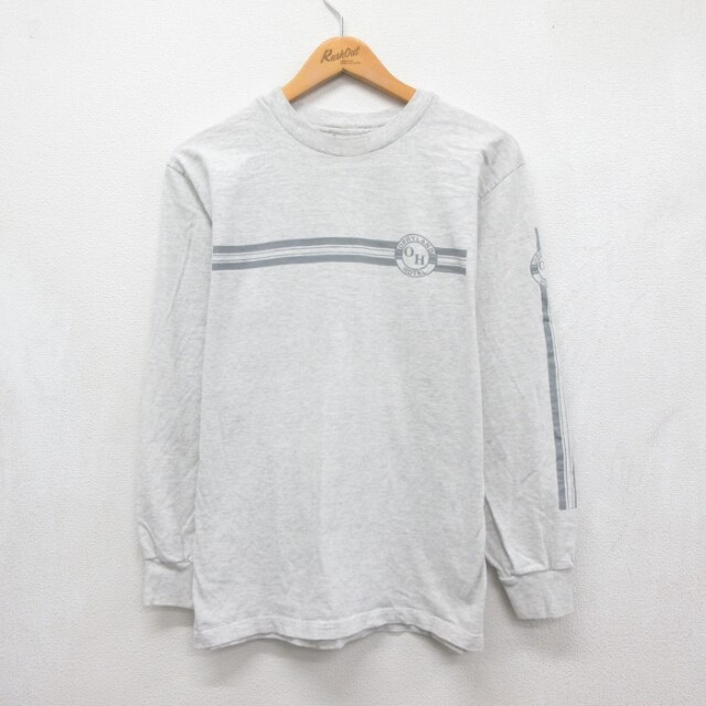 Cotton Exchange 90s 長袖Tシャツ ホテル グレー メンズM相当 | 古着