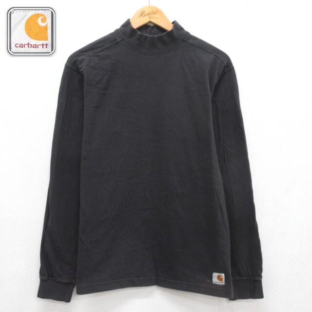 カーハート 長袖Tシャツ ブラック メンズL相当 | 古着