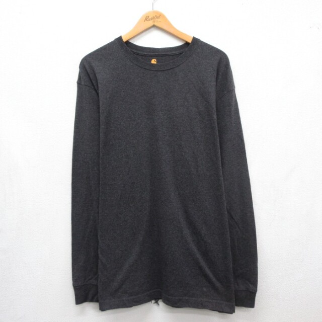 カーハート 長袖Tシャツ グレー メンズXL相当 | 古着