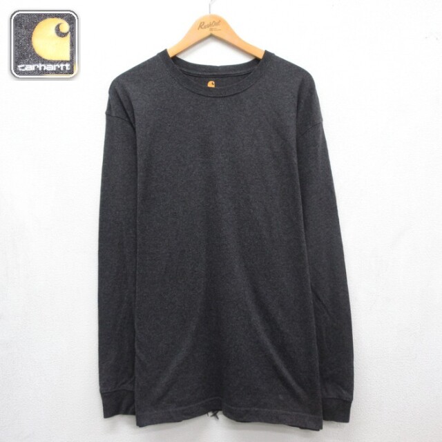カーハート 長袖Tシャツ グレー メンズXL相当 | 古着