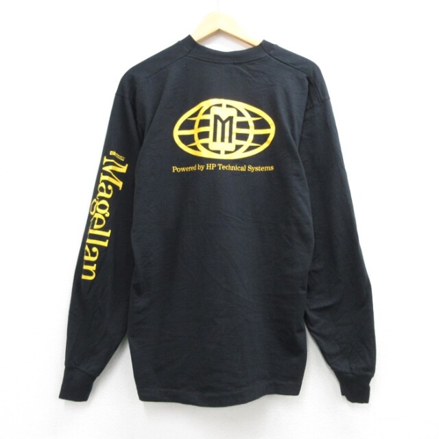 フルーツオブザルーム 90s 長袖Tシャツ HP ラグラン ブラック メンズXL相当 | 古着