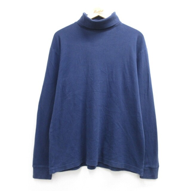 エディーバウアー 00s 長袖Tシャツ ネイビー メンズXL相当 | 古着