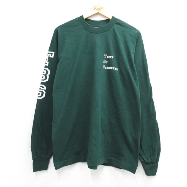 フルーツオブザルーム 90s 長袖Tシャツ グリーン メンズXL相当 | 古着
