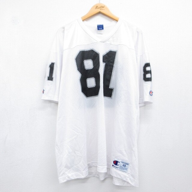 チャンピオン 90s 半袖Tシャツ NFL ティムブラウン ホワイト メンズXL相当 | 古着
