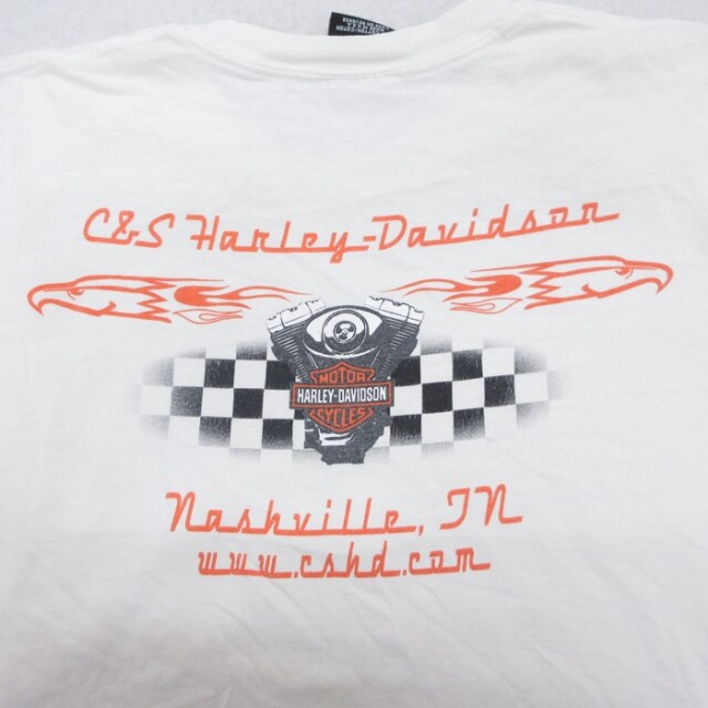 古着通販 XL☆古着 Harley-Davidson 長袖 ビンテージ Tシャツ メンズ