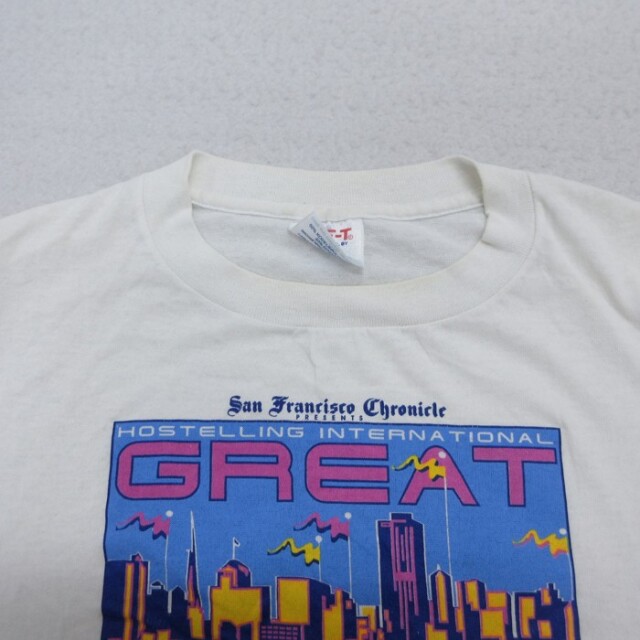 古着通販 XL☆古着 長袖 ビンテージ Tシャツ メンズ 90年代 90s バイク