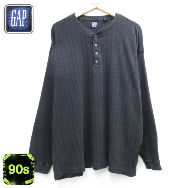 ギャップ 90s 長袖Tシャツ ブラック メンズXL相当 | 古着