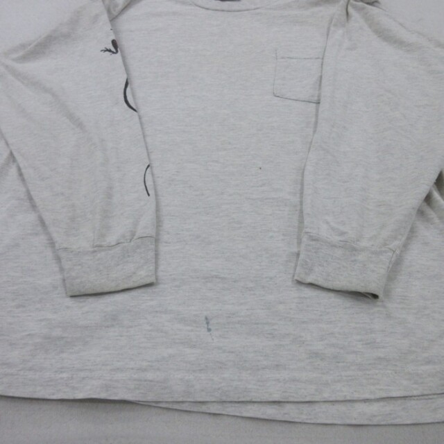 古着通販 XL☆古着 長袖 ビンテージ Tシャツ メンズ 90年代 90s トカゲ