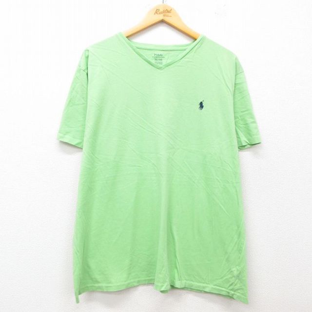 ラルフローレン 半袖Tシャツ ワンポイント グリーン XL | 古着