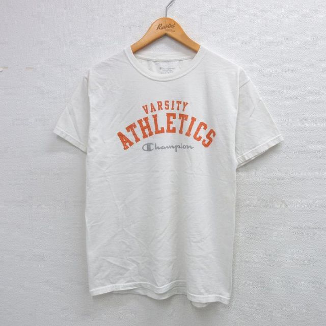 【50%OFF】チャンピオン 半袖Tシャツ VARSITY ホワイト M | 古着