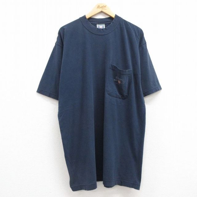 【50%OFF】ラルフローレン 半袖Tシャツ ワンポイントロゴ ネイビー XL | 古着