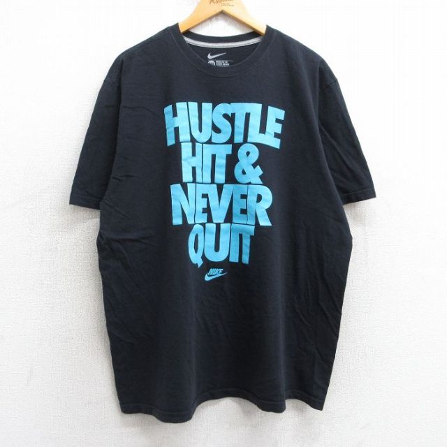 ナイキ 半袖Tシャツ HUSTLE HIT ブラック XL | 古着