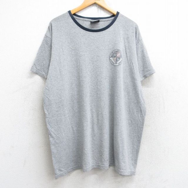 ラルフローレン 00s 半袖Tシャツ ワンポイントロゴ グレー XL | 古着