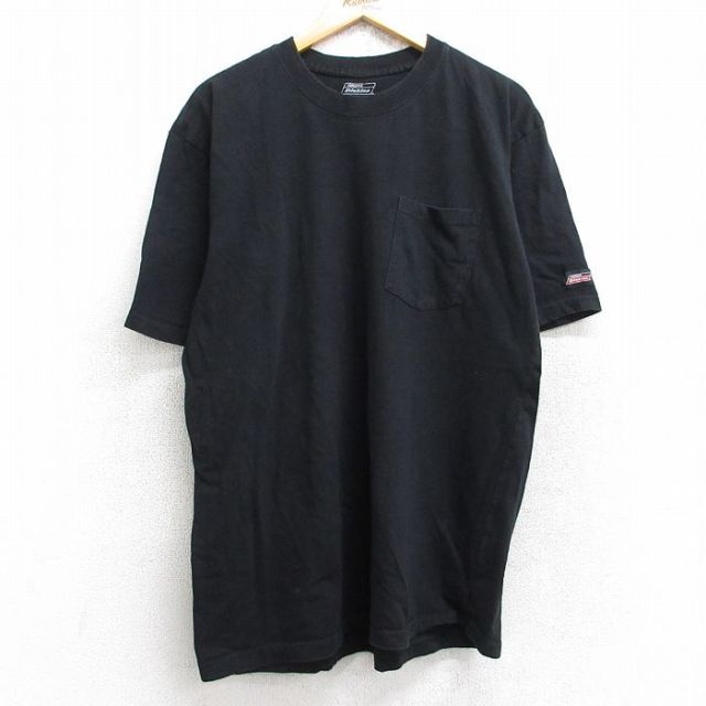 【50%OFF】ディッキーズ 半袖Tシャツ 胸ポケット付き ブラック XL | 古着
