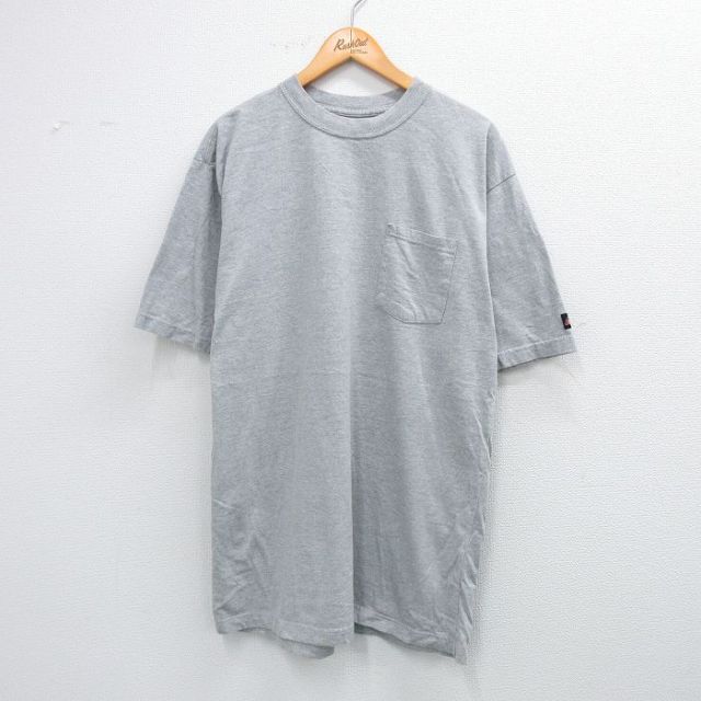 【50%OFF】ディッキーズ 半袖Tシャツ 胸ポケット グレー XL | 古着
