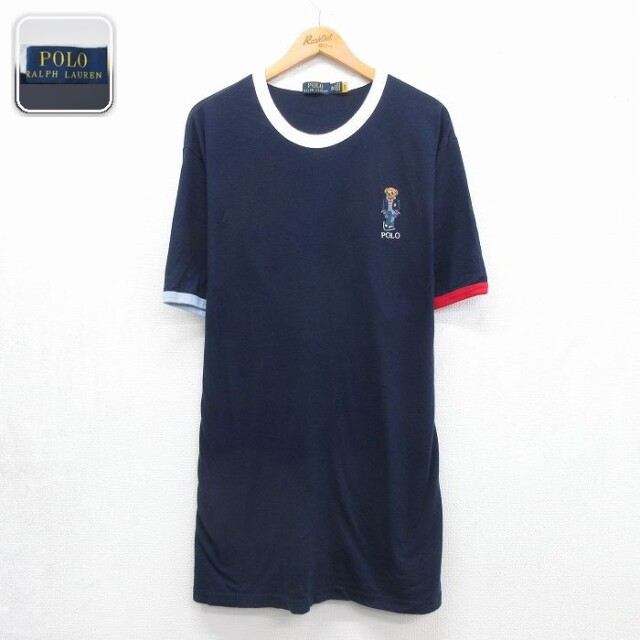 古着通販 XL☆古着 ラルフローレン 半袖 ブランド Tシャツ メンズ
