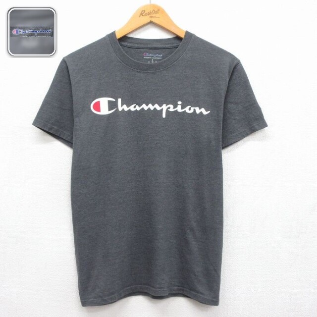 チャンピオン S 半袖Tシャツ ビッグロゴ グレー メンズS相当 | 古着