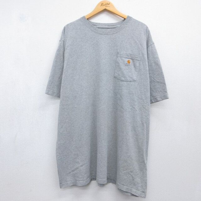 古着通販 XL☆古着 カーハート 半袖 ブランド Tシャツ メンズ 胸