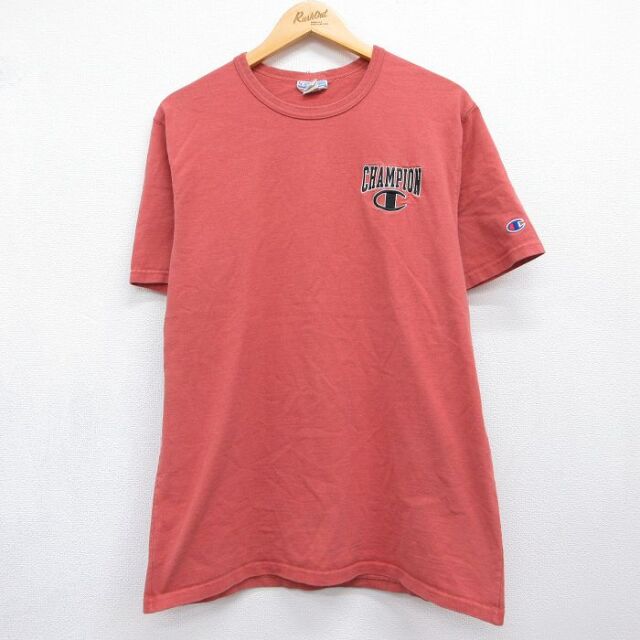 チャンピオン 半袖Tシャツ ピンク メンズL相当 | 古着