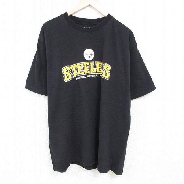 リーボック XL 半袖Tシャツ NFL ピッツバーグスティーラーズ ブラック XL | 古着