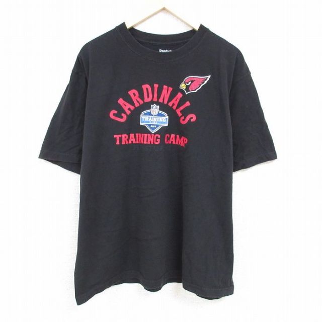 リーボック 半袖Tシャツ NFL アリゾナカージナルズ ブラック XL | 古着