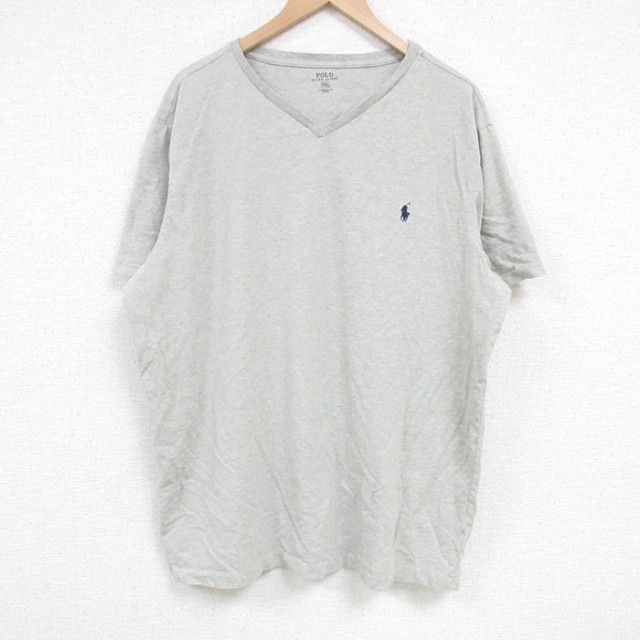 【50%OFF】ラルフローレン 半袖Tシャツ ワンポイントロゴ グレー XL | 古着