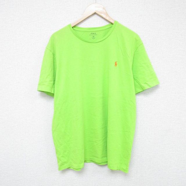ラルフローレン 半袖Tシャツ ワンポイントロゴ グリーン XL | 古着