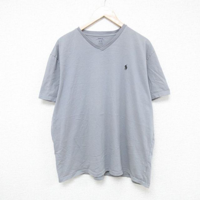【50%OFF】ラルフローレン 半袖Tシャツ ワンポイントロゴ グレー XL | 古着