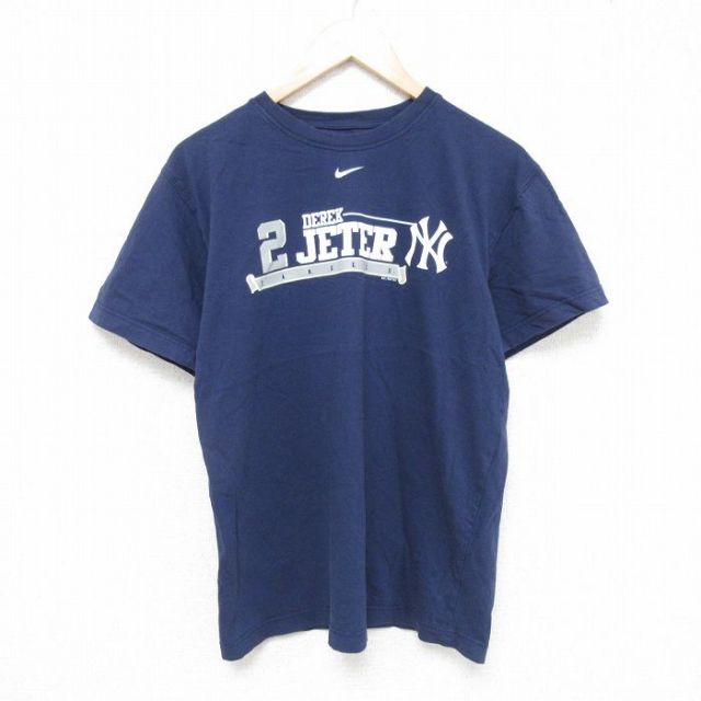 【50%OFF】ナイキ 00s 半袖Tシャツ ニューヨークヤンキース ネイビー L | 古着