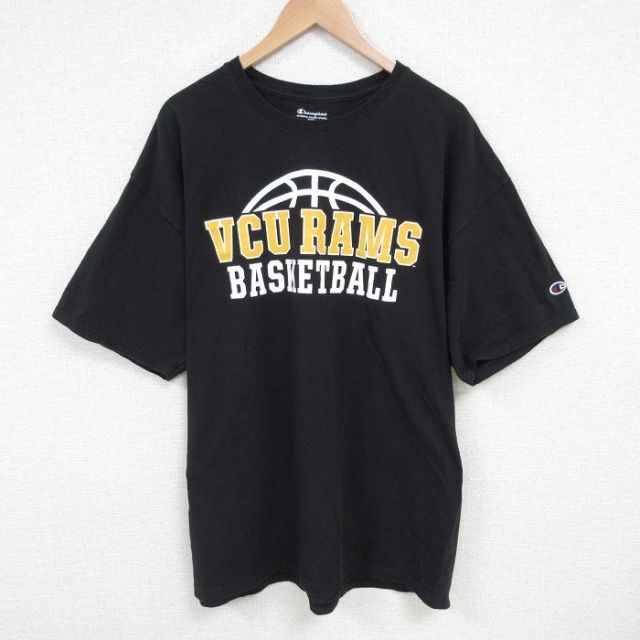 【50%OFF】チャンピオン 半袖Tシャツ バスケットボール ブラック XL | 古着