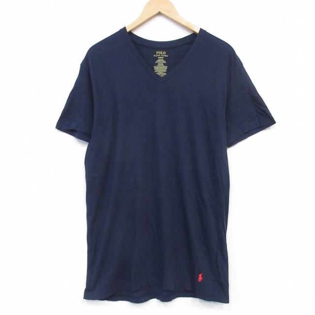 ラルフローレン 半袖Tシャツ ネイビー M | 古着 26aug28