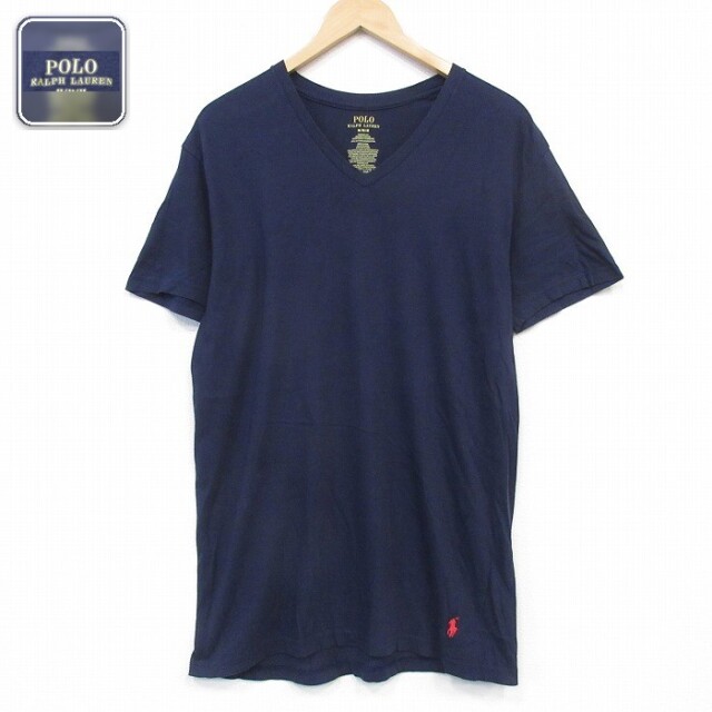 ラルフローレン 半袖Tシャツ ネイビー M | 古着 26aug28