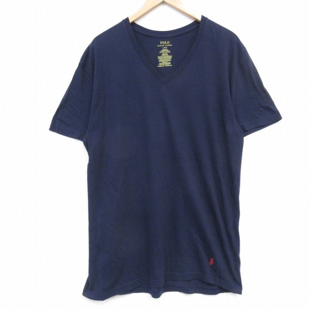 ラルフローレン 半袖Tシャツ ネイビー L | 古着 26aug28