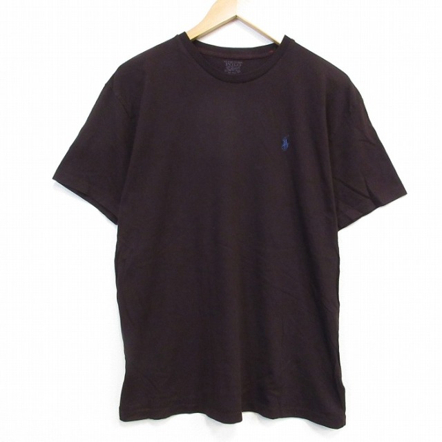 ラルフローレン 半袖Tシャツ ワンポイントロゴ ブラウン メンズL相当 | 古着