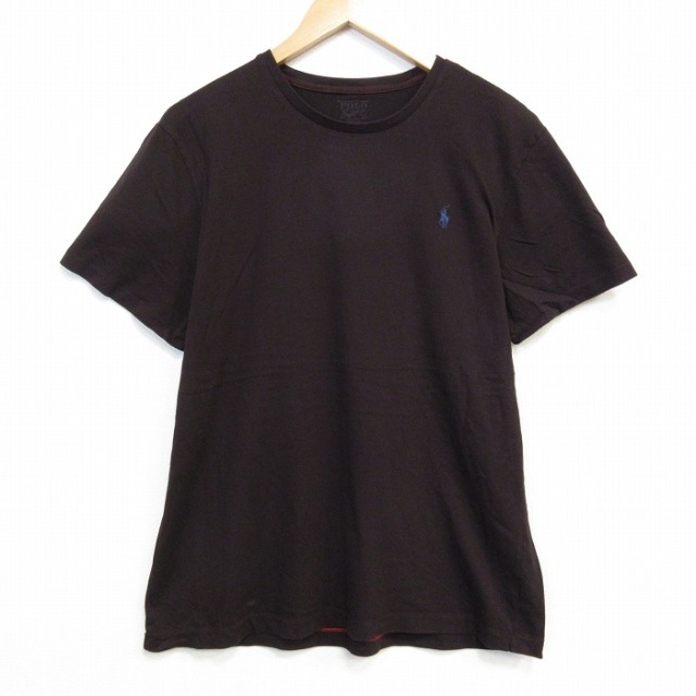 ラルフローレン 半袖Tシャツ ワンポイントロゴ ブラウン メンズL相当 | 古着