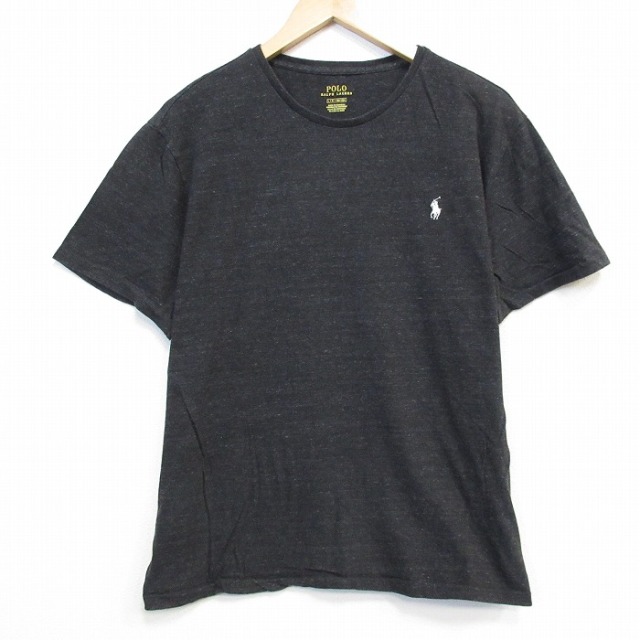 ラルフローレン 半袖Tシャツ ワンポイントロゴ ブラック メンズXL相当 | 古着