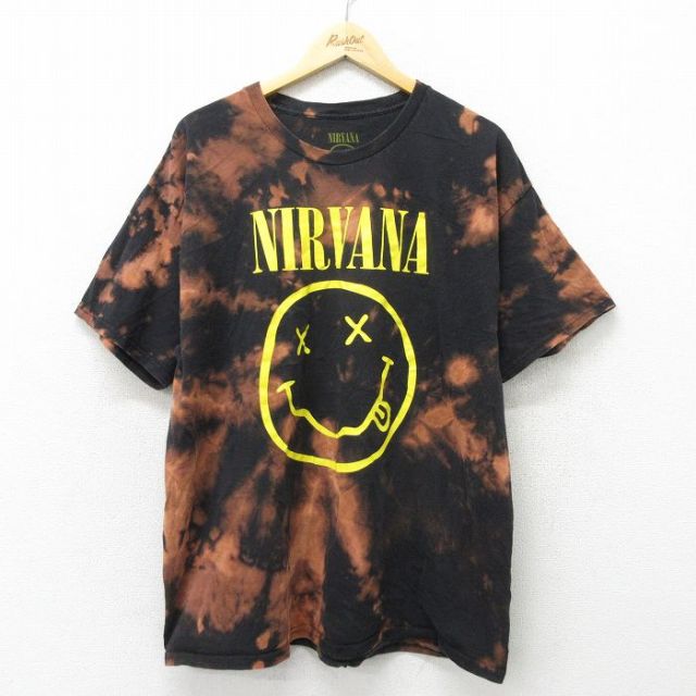 古着通販 XL☆古着 半袖 ロック バンド Tシャツ メンズ