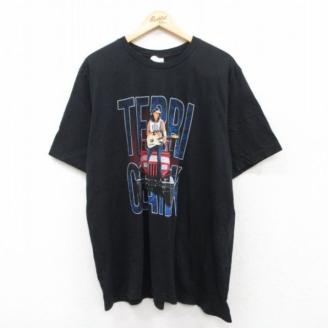 古着通販 XL☆古着 半袖 ロック バンド Tシャツ メンズ テリークラーク