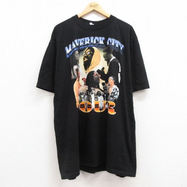 【50%OFF】マーベリックシティミュージック 半袖Tシャツ マーベリックシティミュージック ブラック XL | 古着