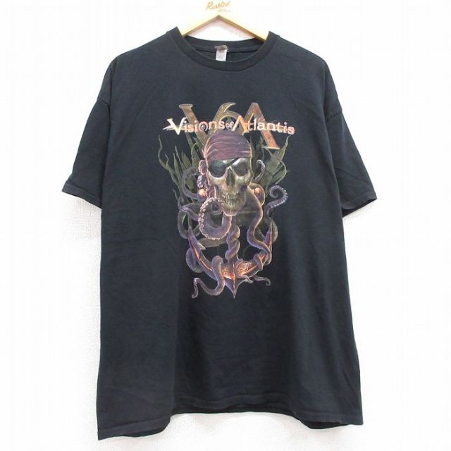 ヴィジョンズオブアトランティス 半袖Tシャツ ブラック XL | 古着