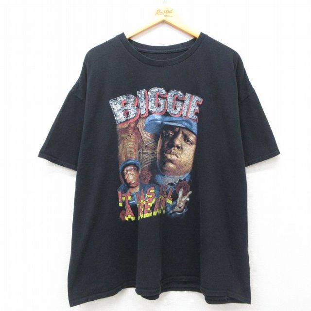 ノトーリアスBIG 半袖Tシャツ ブラック XL | 古着
