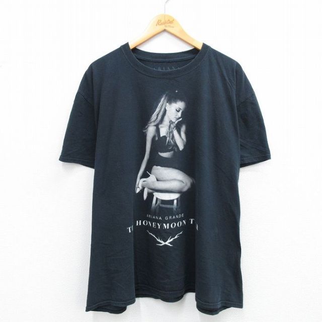 古着通販 XL☆古着 半袖 ロック バンド Tシャツ メンズ アリアナ