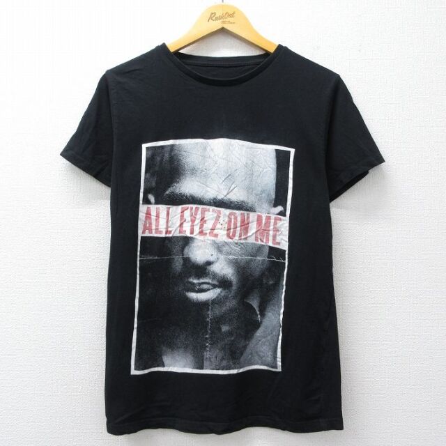 90s 半袖Tシャツ 2PAC ブラック M | 古着
