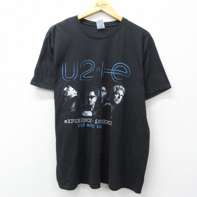 半袖Tシャツ U2 ブラック XL | 古着